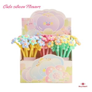 EXP.36 BOL.GEL WONDERFUL FLOWERS COLORES SURTIDOS