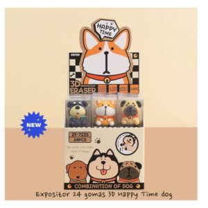 EXP.36 LAPICES CON GOMA 3D TYRANOAURUS