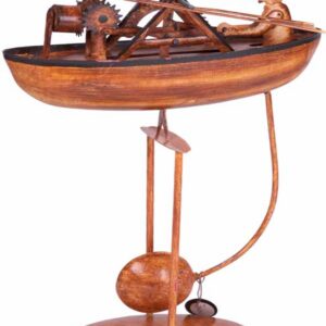 FIGURA METAL BALANCIN DA VINCI BOAT