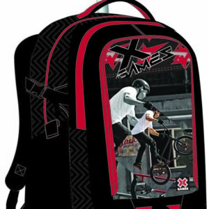 MOCHILA T-TROLLEY ROJO/NEGRA XGAMES
