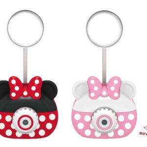 LAMPARA MESA CON COMPLEMENTOS, TOPOS PINK/RED