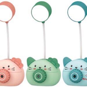 LAMPARA MESA CON COMPLEMENTOS CAT,3 COLORES