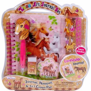 LACE ART JOURNAL SET CABALLOS