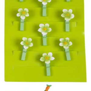 SET 9 PINZAS SUN FLOWER