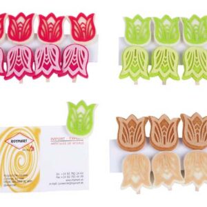 SET 72 PINZAS DE 4 COLORES C/MARIPOSA