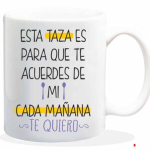 NEW MUG CON MENSAJE TE QUIERO ABUELO