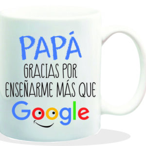 MUG CON MENSAJE MI PAPA....MI HEROE