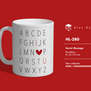 MUG ENAMORADOS ALPHABET OF LOVE