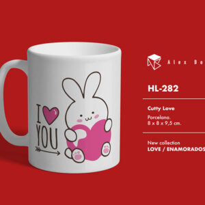 MUG ENAMORADOS I LOVE YOU RABBIT