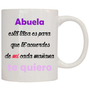MUG CON MENSAJE MI MEJOR PROFE ERES TU.....
