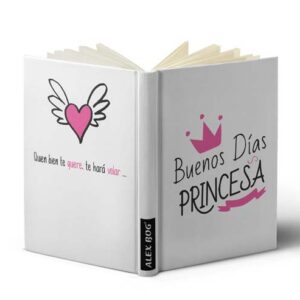 LIBRETA CON MENSAJE A6,BUENOS DIAS PRINCESA