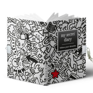 DIARIO TAMAÑO A5 CON CANDADO FOLLOW YOUR DREAMS