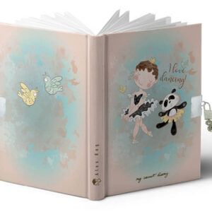 DIARIO A5 168H.C/CANDADO LOVE DANCING