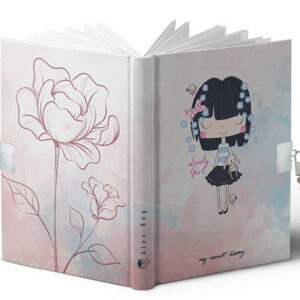 DIARIO A5 168H.C/CANDADO LOVELY GIRL