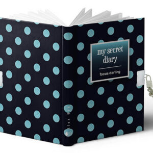 DIARIO A5 168H.C/CANDADO FOCUS DARLING