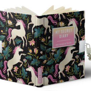 DIARIO A5 168H.C/CANDADO MY MAGICAL BOOK