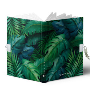 DIARIO A5 168H.C/CANDADO ALL IS GREEN