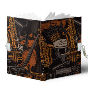 DIARIO A5 168H.C/CANDADO FEEL THE RHYTHIM