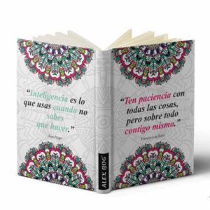 LIBRETA C/ MENSAJE A5 MANDALA HAMSA HANDS