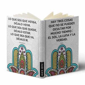 LIBRETA C/ MENSAJE A5 MANDALA TATOO'S