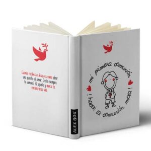 LIBRETA C/ MENSAJE A6 COMUNION BOY