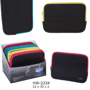 EXP.12 FUNDAS I-PAD 11 pulg C/CREMALLERA,4 COLORES