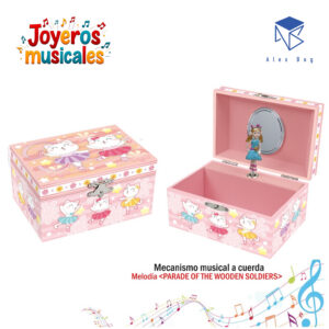JOYERO MUSICAL PEQUEÑO DANCING CATS