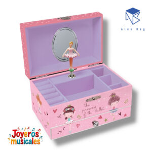 JOYERO MUSICAL MEDIANO LAS TRES BAILARINAS