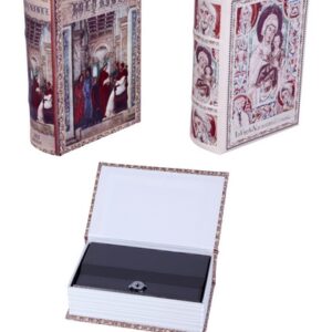 LIBRO CAJA FUERTE C/ LLAVE GRANDE,2 MOD. BIBLIA