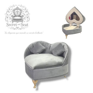 MINI SOFA SECRET & SEAT JOYERO GREY