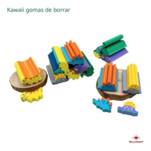 PACK CON 24 PZAS DE 6 GOMAS SURTIDAS ANIMALES