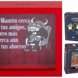 HUCHA MADERA KUKUXUMUXU TORO SENTADO