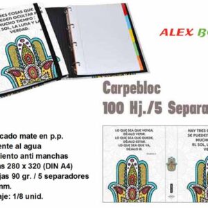 CARPEBLOC 100 HOJAS,COL.MANDALA,LO QUE SEA QUE....