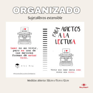 ORGANIZADOR VERTICAL 4 PISOS 2 COL.BLANCO Y NEGRO