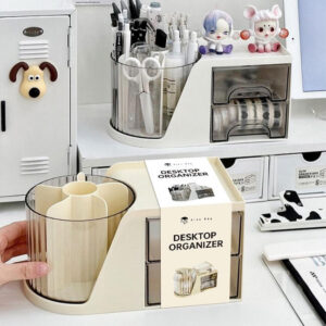 ORGANIZADOR GIRATORIO CON 2 CAJONES