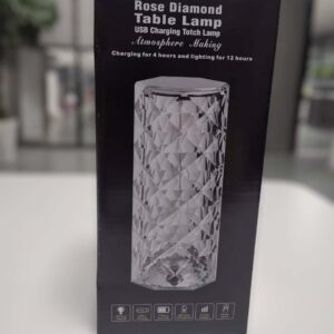 LAMPARA CRYSTAL AMBIENTE TIPO VASO PEQUEÑO