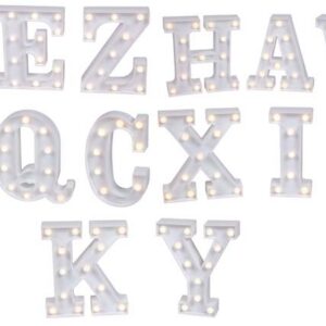 LETRAS CON LUCES LED SURTIDAS,26 MODELOS