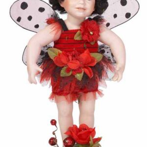 HADA LADY BUG CON OSO PELUCHE