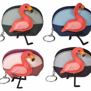 PORTAMONEDAS FASHION FLAMENCOS,4 COLORES