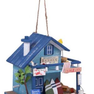 CASITA MADERA DECOR.BIRDHOUSE BEACH SHOP