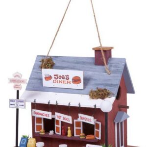 CASITA MADERA DECOR.BIRDHOUSE JOE'S DINER