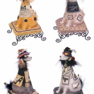 FIGURA PERRO CERAMICA SOBRE PEA.4 MOD( QS-4332/3/4