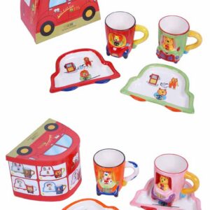 SET INFANTIL DESAYUNO 2 PZAS.,4 MOD.