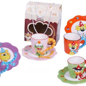 SET INFANTIL DESAYUNO 2 PZAS.,4 MOD.
