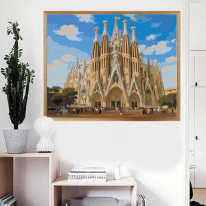 PINTAR POR NUMEROS SAGRADA FAMILIA