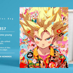 PINTAR POR NUMEROS MANGA ANIME YOUNG