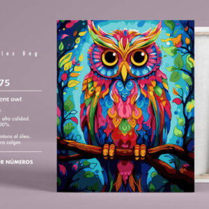 PINTAR POR NUMEROS MAGNIFICIENT OWL