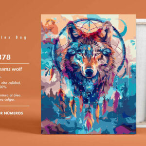 PINTAR POR NUMEROS CATCHDREAMS WOLF