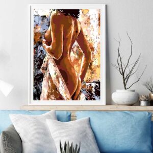 PINTAR POR NUMEROS MUJER DESNUDA