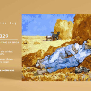 PINTAR POR NUMEROS LA SIESTA TRAS LA SIEGA